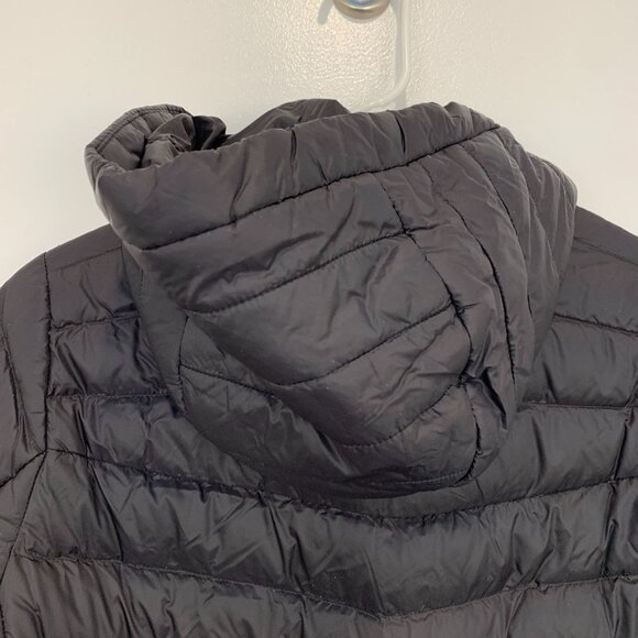 NWOT Lands End Coat, Womens down ultra light packable black Sz XS Petite Jacket - Picture 8 of 13